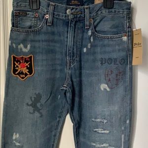 Ralph Lauren Sullivan Slim Distressed Jeans